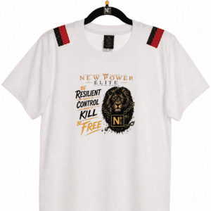 New Power Élite Premium Cotton Statement Tee — “Be Resilient” Edition